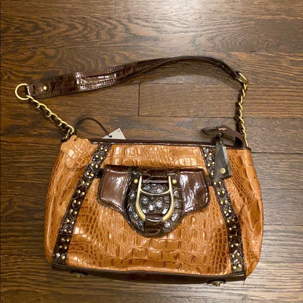 Leather handbag
